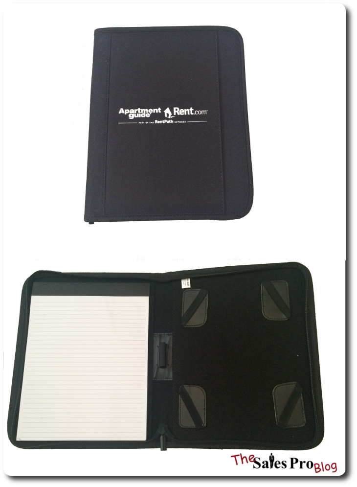 Apartment Guide / Rent.com Tablet Notebook Promotional Example