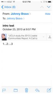 LinkedIn Intro Test Email-short