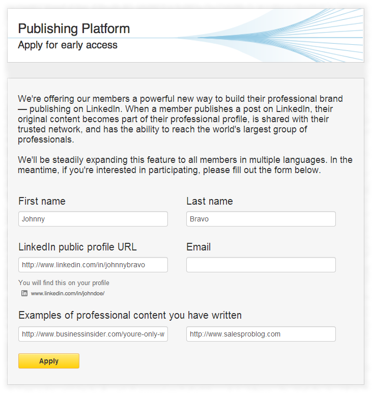 Linkedin Influencer Program Early Access