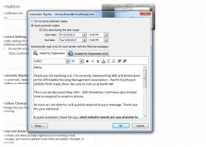Trade Show Signature Update
